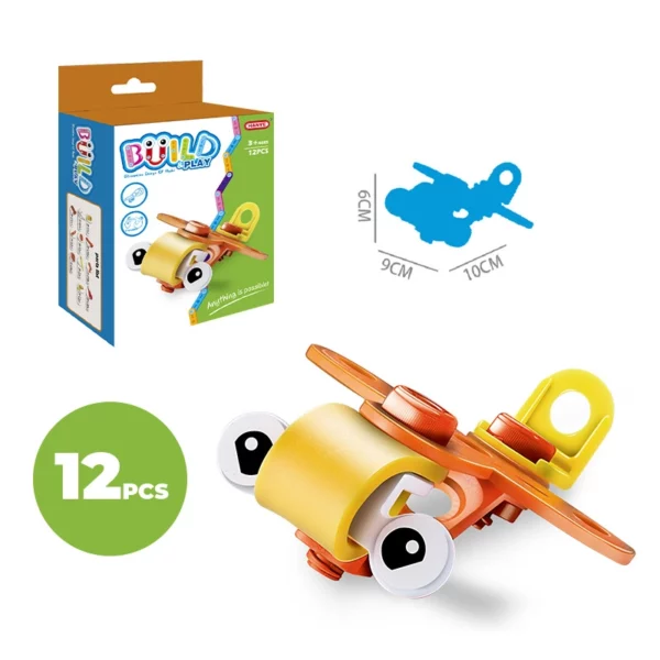 Build & Play 12pcs Aeroplane