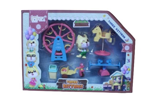Three Kitty circus set