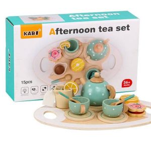 Wooden Tea Set
