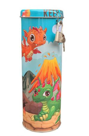 Dragon money tin