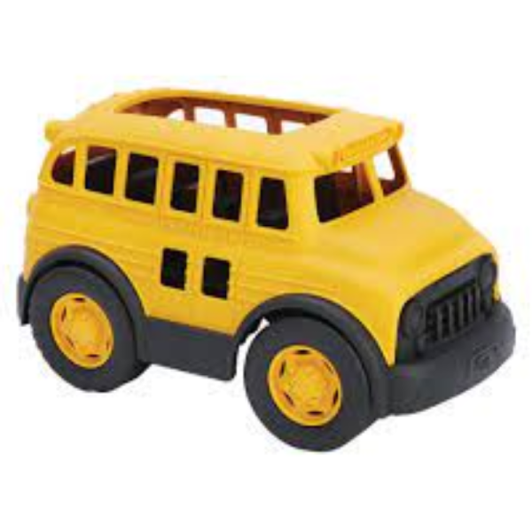 Yellow plastic bus