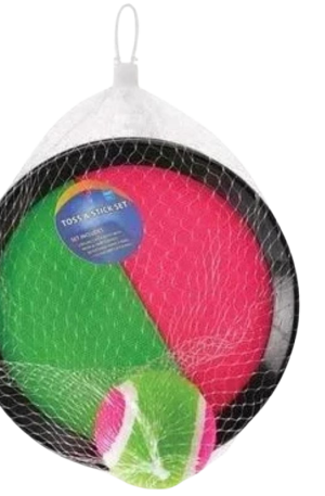 Toss and catch ball set