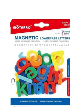 Magnetic lowercase letters