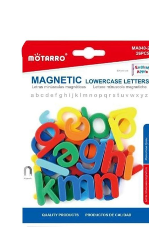Magnetic lowercase letters