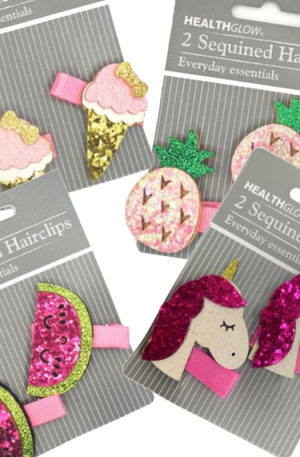 Sequinned Hairclips