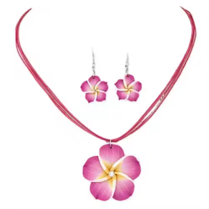 Hawaiian flower pendant
