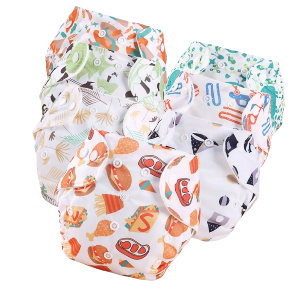 Polyester cartoon diapers