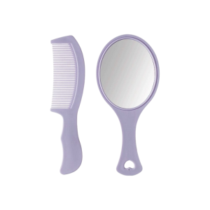 Mirror and comb set