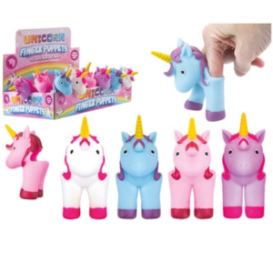 Unicorn finger puppets