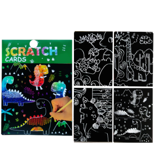 Dino scratch cards