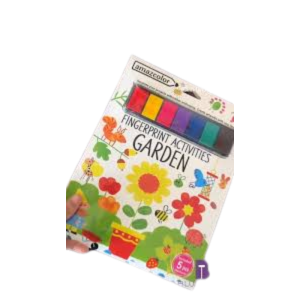 Amazcolor Fingerprint Activity Book Garden