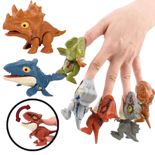 Mini Dino World Finger Pull Dino