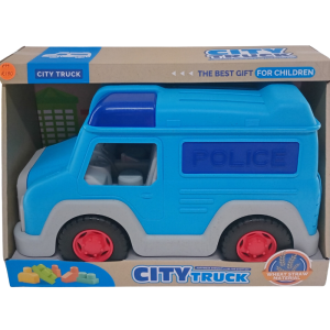 Police Car With Blocks
