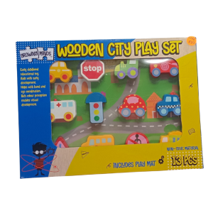 Wooden City Play Set
