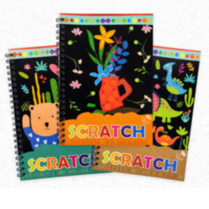 Assorted A5 Scratch Book