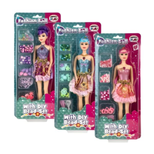 Fashion Doll With DIY Bead Set