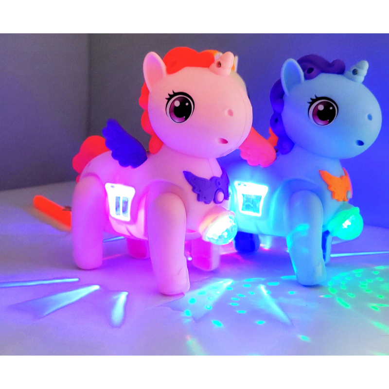 Walking Unicorn With Lights
