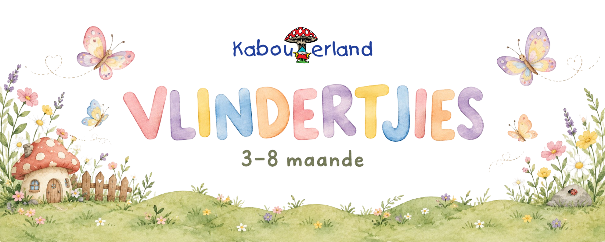 Vlindertjies Klas Banner